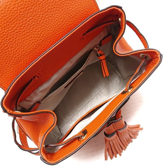 Authentic Tory Burch Leather Backpack - Picture 7 of 8